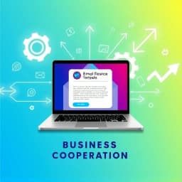 Business Cooperation Email Template icon