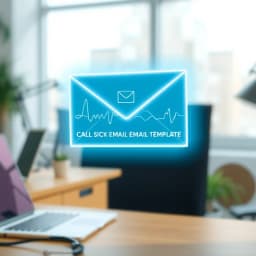 Call Sick Email Template icon
