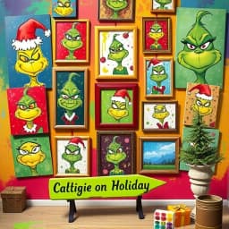 Canvas Grinch Painting Ideas icon