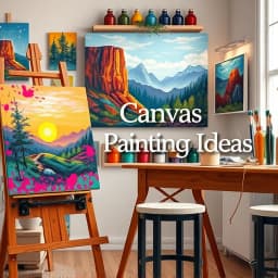 Canvas Painting Ideas For Beginners icon