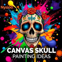 Canvas Skull Painting Ideas icon