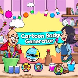 Cartoon Badge Generator icon