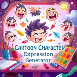 Cartoon Character Expression Sheet Generator icon