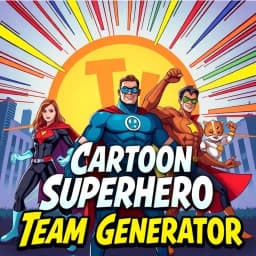 Cartoon Superhero Team Generator icon