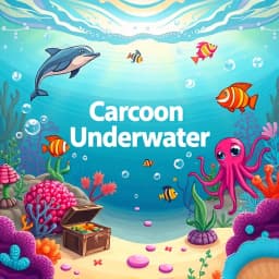 Cartoon Underwater Scene Generator icon