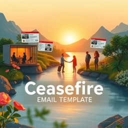 Ceasefire Email Template icon