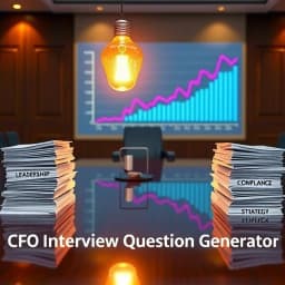 CFO Interview Question Generator icon