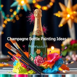 Champagne Bottle Painting Ideas icon