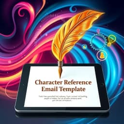 Character Reference Email Template icon