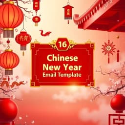 Chinese New Year Email Template icon