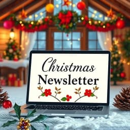 Christmas Email Newsletter Template icon