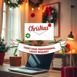 Christmas Leave Email Template icon