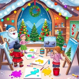 Christmas Painting Ideas Kids icon