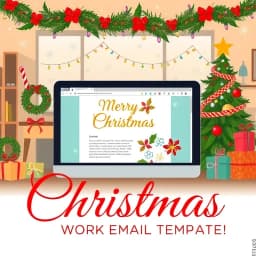 Christmas Work Email Template icon