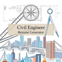 Civil Engineer Resume Generator icon