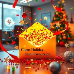 Client Holiday Email Generator icon