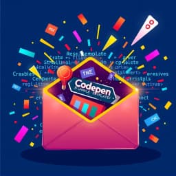 CodePen HTML Email Template icon