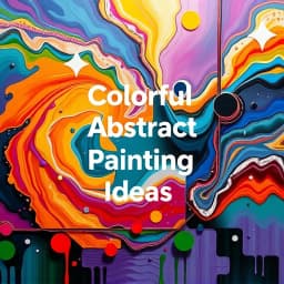 Colorful Abstract Painting Ideas icon