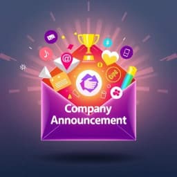 Company Announcement Email Template icon