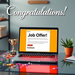 Congratulations Job Offer Email Template icon