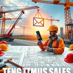 Construction Sales Email Template icon