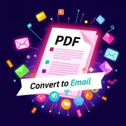 Convert PDF to Email Template icon