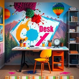 Cool Desk Painting Ideas icon