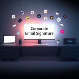 Corporate Email Signature Template icon