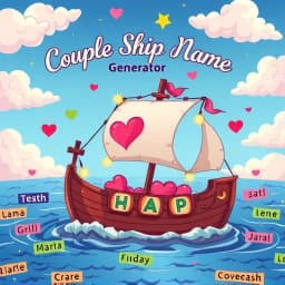 Couple Ship Name Generator icon