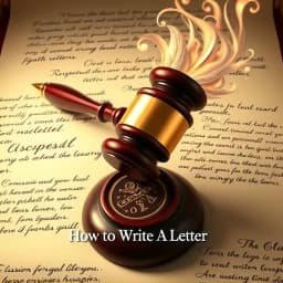 Court How to Write a Letter to a Judge icon