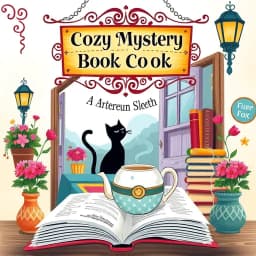 Cozy Mystery Book Cover Generator icon