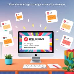 Creative Email Signature Template icon