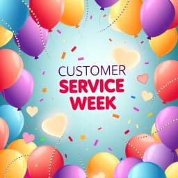 Customer Service Week Email Template icon