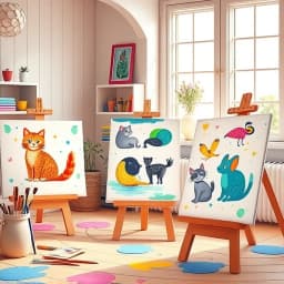 Cute Animal Painting Ideas icon