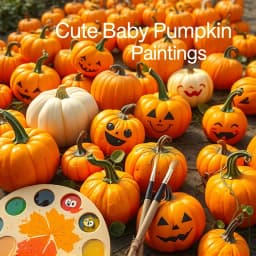 Cute Baby Pumpkin Painting Ideas icon