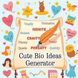 Cute Bio Ideas Generator icon