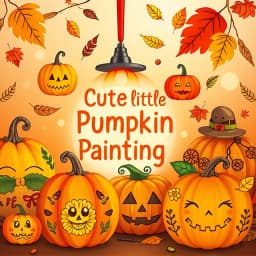 Cute Little Pumpkin Painting Ideas icon