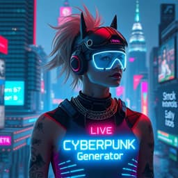 Cyberpunk Portrait Generator icon