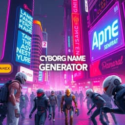 Cyborg Name Generator icon