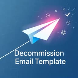 Decommission Email Template icon