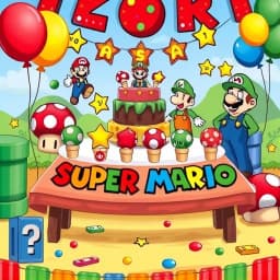 Decoration Super Mario Birthday Party Ideas icon