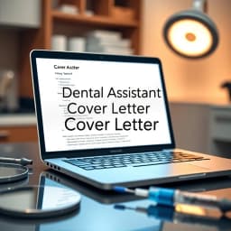 Dental Assistant Cover Letter Generator icon