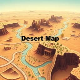 Desert Map Illustration Generator icon