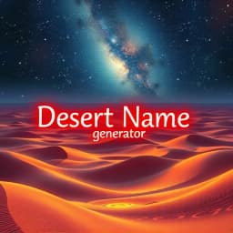 Desert Name Generator icon
