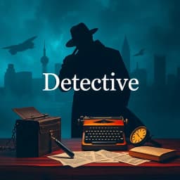 Detective Book Cover Generator icon