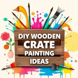 DIY Wooden Crate Painting Ideas icon