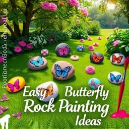 Easy Butterfly Rock Painting Ideas icon