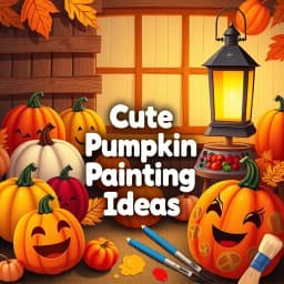 Easy Cute Pumpkin Painting Ideas icon
