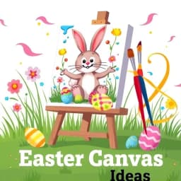 Easy Easter Canvas Painting Ideas icon