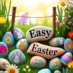 Easy Easter Rock Painting Ideas icon